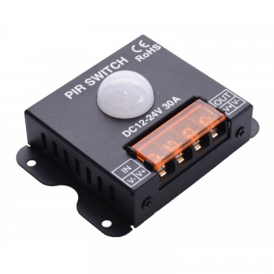 Senzor PIR30 Comutator la Detectie Miscare 12V/24V 30A 14L015 XXM