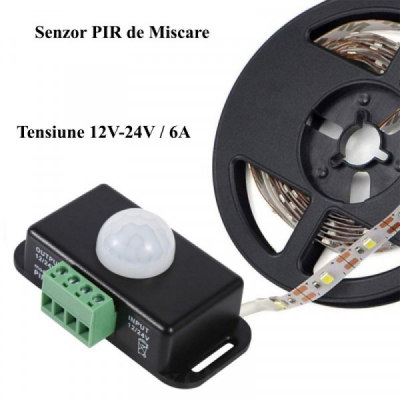 Senzor PIR8 Comutator Miscare 12V/24V 6A 14L014 XXM