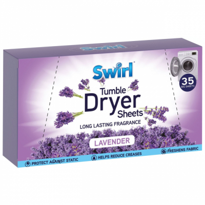 Servetele parfumate uscator rufe Lavanda 35 buc Swirl DNC64157