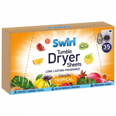 Servetele parfumate uscator rufe Tropical 35 buc Swirl DNC64137