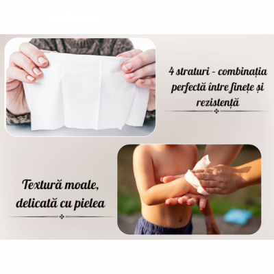Servetele uscate faciale 2x2 straturi 135buc 150x180mm DNC66511