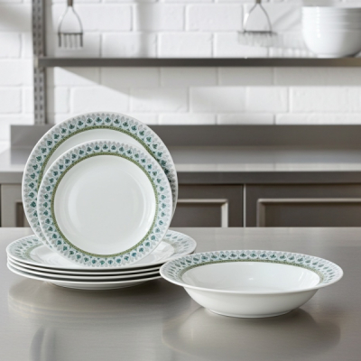 Serviciu de Masa 3x6piese 18 Farfurii Opal Rotund Model Persia DNC65400