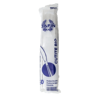 Set 10 Cutite Unica Folosinta Bidegradabile CPLA Dafin DNC64403