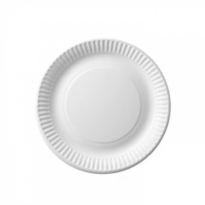 Set 10 farfurii de unica folosinta 23cm Alb Marpa DNC49672