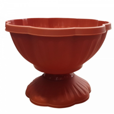 Set 10 Ghivece cu Picior Plastic Rotunde Div.Culori Sterk 20cm DNC1216