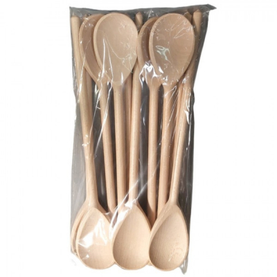 Set 10 Linguri din Lemn 35cm CNN45283
