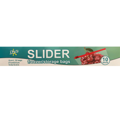 Set 10 Pungi Alimentare cu fermoar Slider Ziplock 3l 27x31cm CNN52591