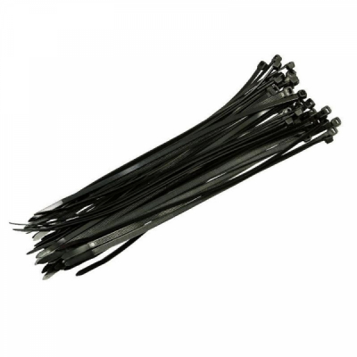 Set 100 Coliere Plastic brida neagra 3.6x350mm Zilan ZTS8780