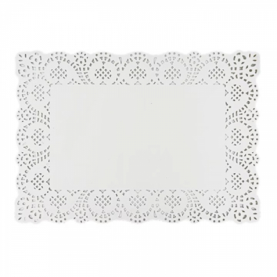 Set 100 Hartii Albe Dantelate pentru Prajituri 25x35cm SNK 1133B DNC65211
