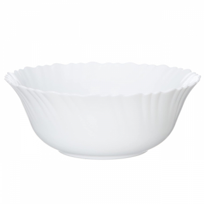Set 12 Boluri Salata Castroane Opal Alb 25cm Grunberg LHW250