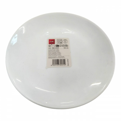 Set 12 Farfurii pentru Desert din Opal Alb Olimpo Cok 160-0501 20cm CNN49485