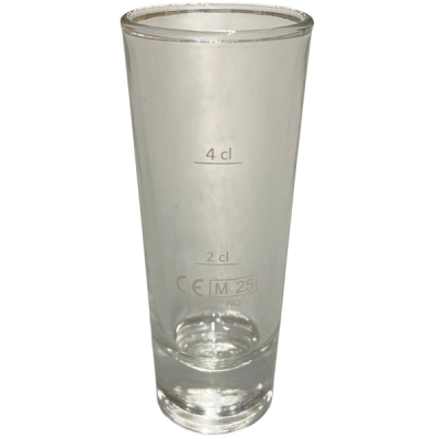 Set 24 Pahare Gradate Sticla Clara pentru Baruri Niki 56116D10-MC24XB CNN52686