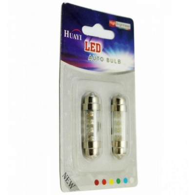 Set Becuri Auto T11 Bulb 4 LED