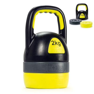 Set 2 Gantere KettleBell Greutati Reglabile 5kg 2/3/4kg Crane Fitness