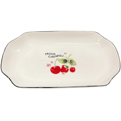 Set 2 Platouri Ovale Ceramic Model Cirese 115-5 27cm 2xCNN52366