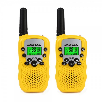 Set 2 Statii Radio Walkie-Talkie 22 canale 3Km Baofeng BF-T3