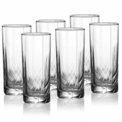 Set 24 Pahare Apa din Sticla 265ml Anthea 91230 CNN1324