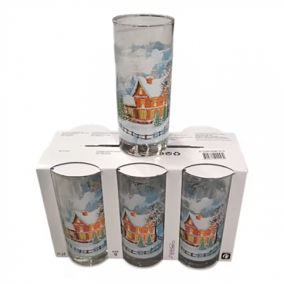 Set 24 Pahare Sticla 270ml Classico 91206 Home For Christmas DNC15668
