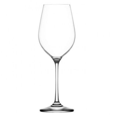 Set 24 Pahare Sticla Cristalina cu picior 250ml Vin alb Gusto LAV 121