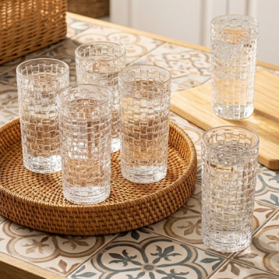 Set 24 Pahare Tumbler Sticla Home Glass Sofia 300ml DNC65372