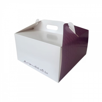 Set 25 cutii de tort cu maner 30x30x13.5cm DNC65071