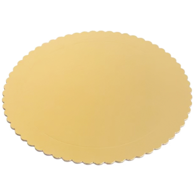 Set 25 Discuri Platouri Carton Auriu 30cm Lusso CNN50124