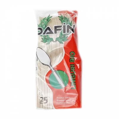 Set 25 Linguri Unica Folosinta Bidegradabile CPLA Dafin DNC49608