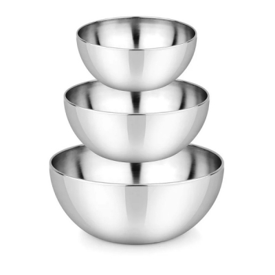 Set 3 boluri din inox pentru salata 3.2l 1.7l 0.85l Grunberg IGR6230