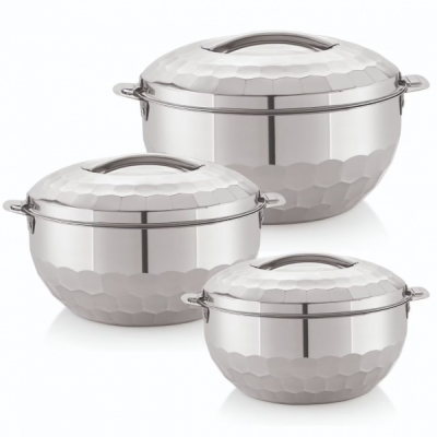Set 3 Caserole Termos INOX Topaz Diamond 5l 7.5l 10l DNC62826