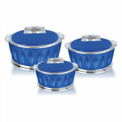 Set 3 Caserole Termos Plastic si Inox Silver Star 3.2/5.5/7.5l DNC52786