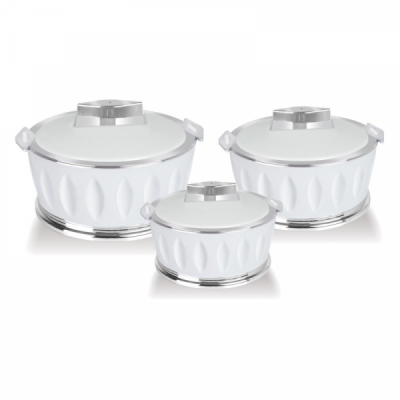 Set 3 Caserole Termos Plastic si Inox Silver Star 3.2/5.5/7.5l DNC52786