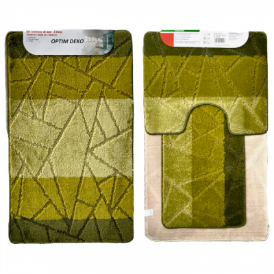 Set 3 covorase de baie 55x85cm JGR 35906BCO