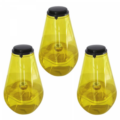 Set 3 Lumanari Candela Lina Ceara Lichida 1.45l 3x336 Ore 3x15Zile Galben HRL