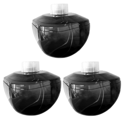 Set 3 REZERVE Candela Lina cu Ceara Lichida 0.24l 3x96 Ore 3x4Zile Negru HRL