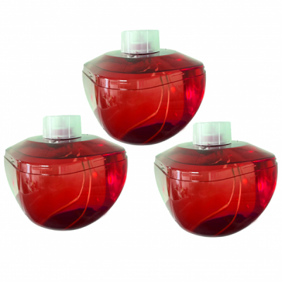 Set 3 REZERVE Candela Lina cu Ceara Lichida 1.45l 3x336 Ore 3x15Zile Rosu HRL