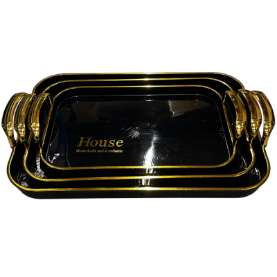 Set 3 tavi servire din plastic cu manere 128-56 CNN51821