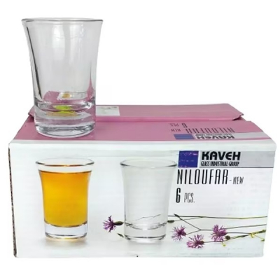 Set 36 Pahare Sticla de Tuica sau Shoturi Niloufar 50ml SH0268GCL CNN39776