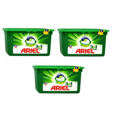 Set 3x 39 Capsule Detergent Ariel Pods 3in1, 117 Spalari 3DC16182