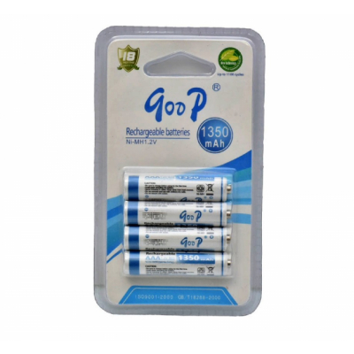 Set 4 Acumulatori GooD R3 AAA 1350mAh 1.2V Ni-Mh 8B010 XXM