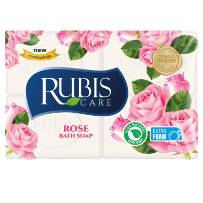 Set 4 Sapunuri solide 4x150g Rubis Trandafir CNN6156