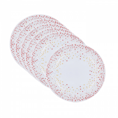 Set 12 Farfurii Desert Opal Buline Winter 19.5cm W195/919 DNC46235