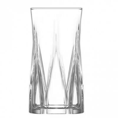 Set 48 Pahare Sticla Apa Suc Long Drinks 380ml LAV Zoey ZOE377