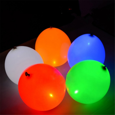 Set 5 Baloane Luminoase cu LED  pentru Petreceri 1 Culoare