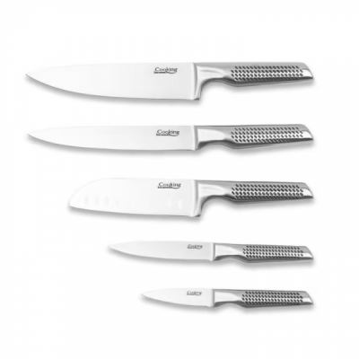 Set 5 Cutite Bucatarie cu Suport Skyline Cooking by Heinner DNC66005