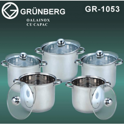 Set 5 Oale din Inox Capac Sticla Grunberg GR1053