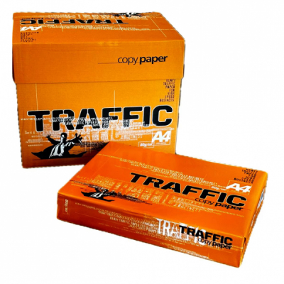 Set 5 Topuri 5x500 Coli Albe Hartie A4 Copiator Imprimanta Laser Cerneala 80g Traffic DNC