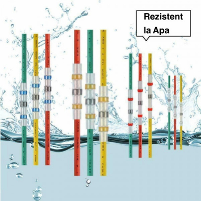 Set 50 Conectori Termocontractabili Legaturi Electrice AWG50 XXM