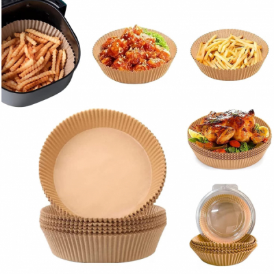 Set 50 Forme Rotunde Hartie Copt AirFryer 20x4.5cm Clarina DNC65565