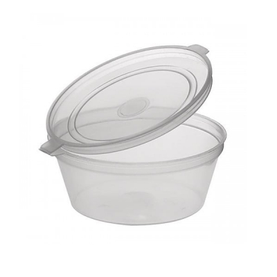 Set 50 Sosiere rotunde cu capac atasat 60ml CNN51484