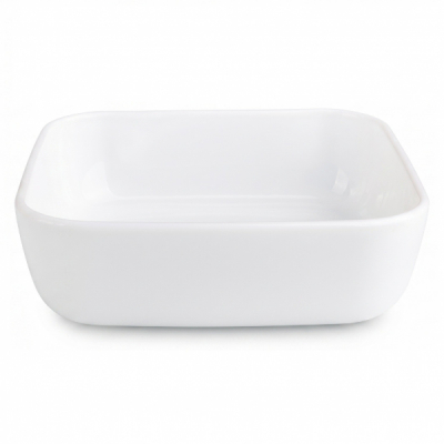 Set 6 Boluri Opal Alb Patrate 15.2x15.2x4.7cm 660ml 6xOPB150 JGR